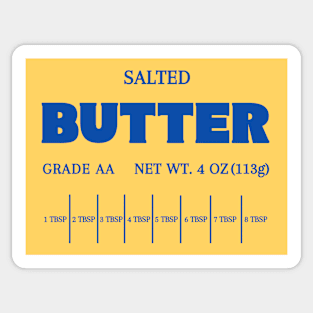 Butter Sweatshirt, Salted Butter Shirt, Baking Gift for Butter Lover, Foodie Sweatshirt, Funny Salted Butter Sticker